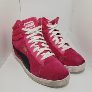 Puma Women's Sneakers - Pink and Black